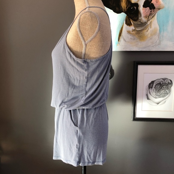 Striped Jersey Romper - Picture 3 of 9